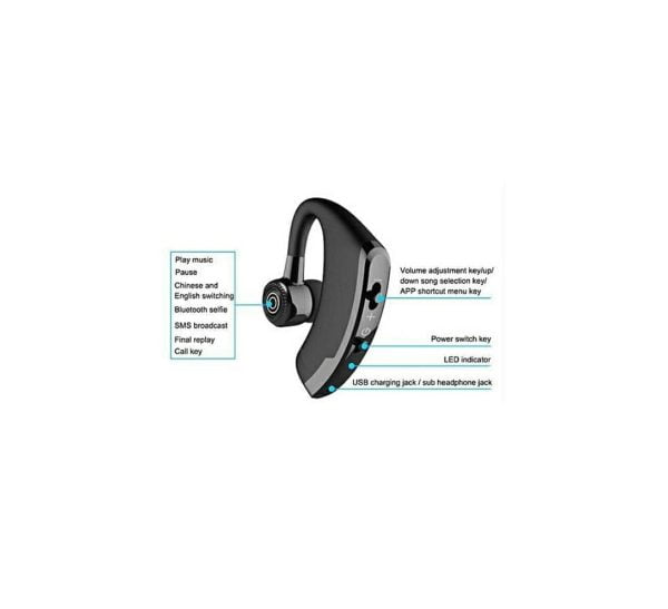 V9 Bluetooth Earphone, with button controls - Image 3