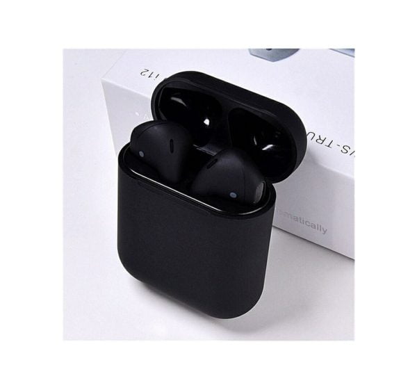 i12 Bluetooth Earphones with soft touch - Image 4