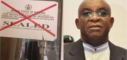 Ex-Senate President David Mark’s radio station allegedly sealed over ₦150k debt