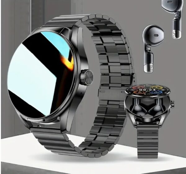 2-in-1 Smart Watch with Wireless Earphones