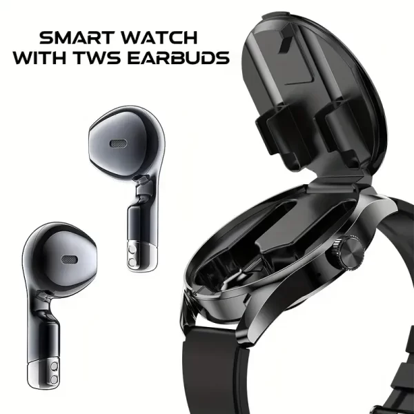 2-in-1 Smart Watch with Wireless Earphones - Image 3