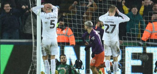 Swansea dent Bristol City’s Championship play-off hopes