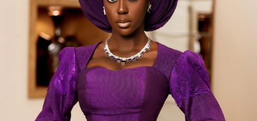 Bring a Radiant Purple Glow to Your Yoruba Trad With This Inspo!