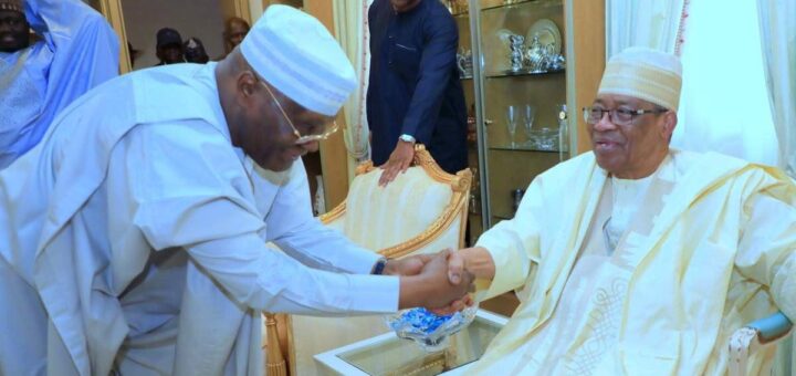 Atiku visits IBB after meeting with Obasanjo