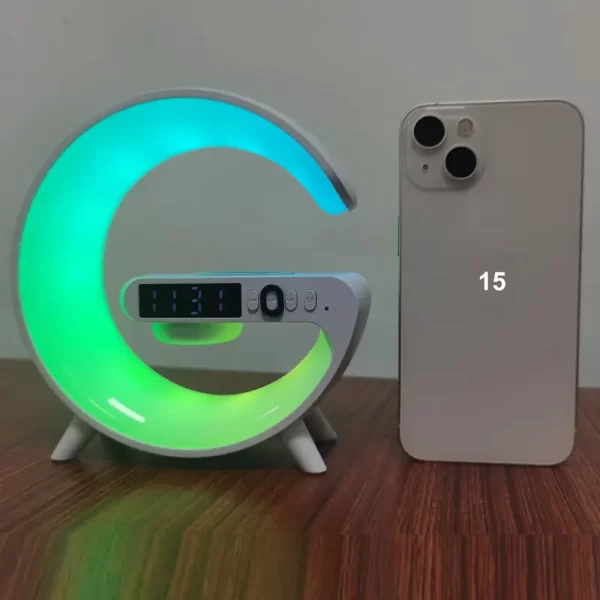 Speaker with Sunrise Alarm Clock & Wireless Charger - Image 8