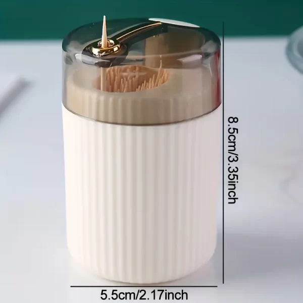 Automatic Release Press-type Plastic Toothpick Box - Image 8