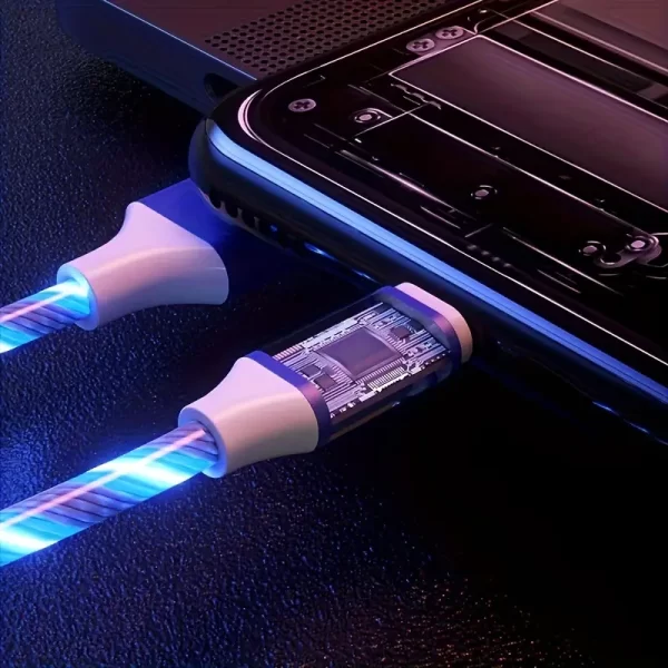 Light Up LED Glowing Fast Charging Cable - Image 6