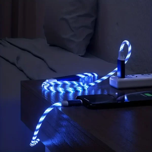 Light Up LED Glowing Fast Charging Cable - Image 9