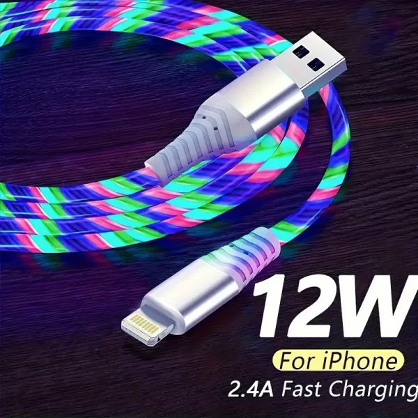 Light Up LED Glowing Fast Charging Cable - Image 10