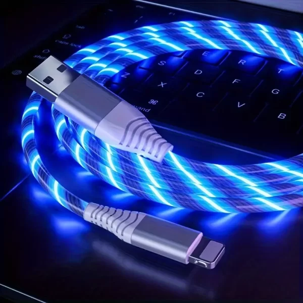 Light Up LED Glowing Fast Charging Cable - Image 3