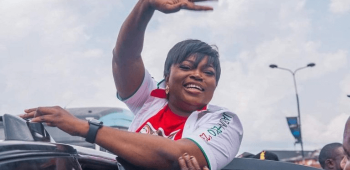 Funke Akindele announces plan to return to politics