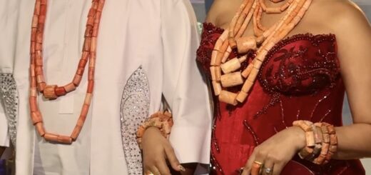 Enado & Tola Odunsi are Traditionally Hitched! Enjoy Their Edo-Yoruba Wedding