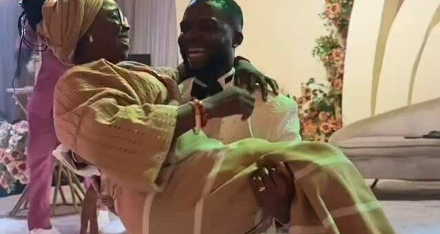 This Groom Recreated a Childhood Memory With His Mum on His Big Day