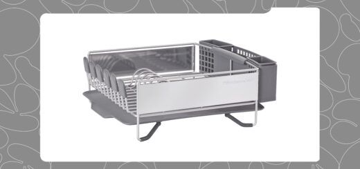 This Foldable Dish Drying Rack is Perfect for Small Kitchens