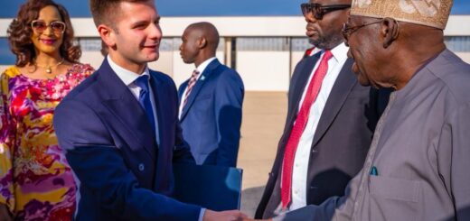 Tinubu arrives Rome for inauguration of Pope Leo XIV