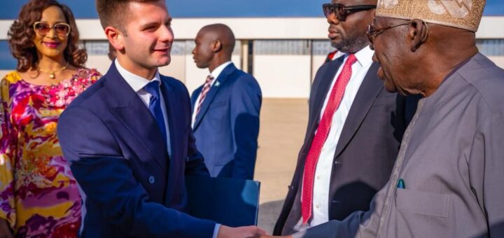 Tinubu arrives Rome for inauguration of Pope Leo XIV