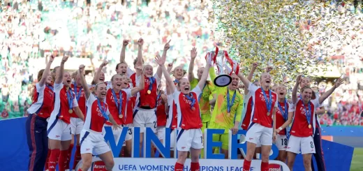 Valiant Arsenal shock Barca to win women’s Champions League