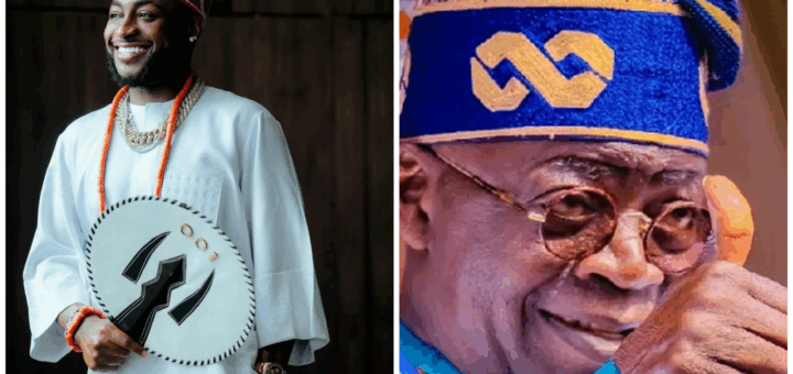 Davido and co. pay courtesy visit to President Tinubu