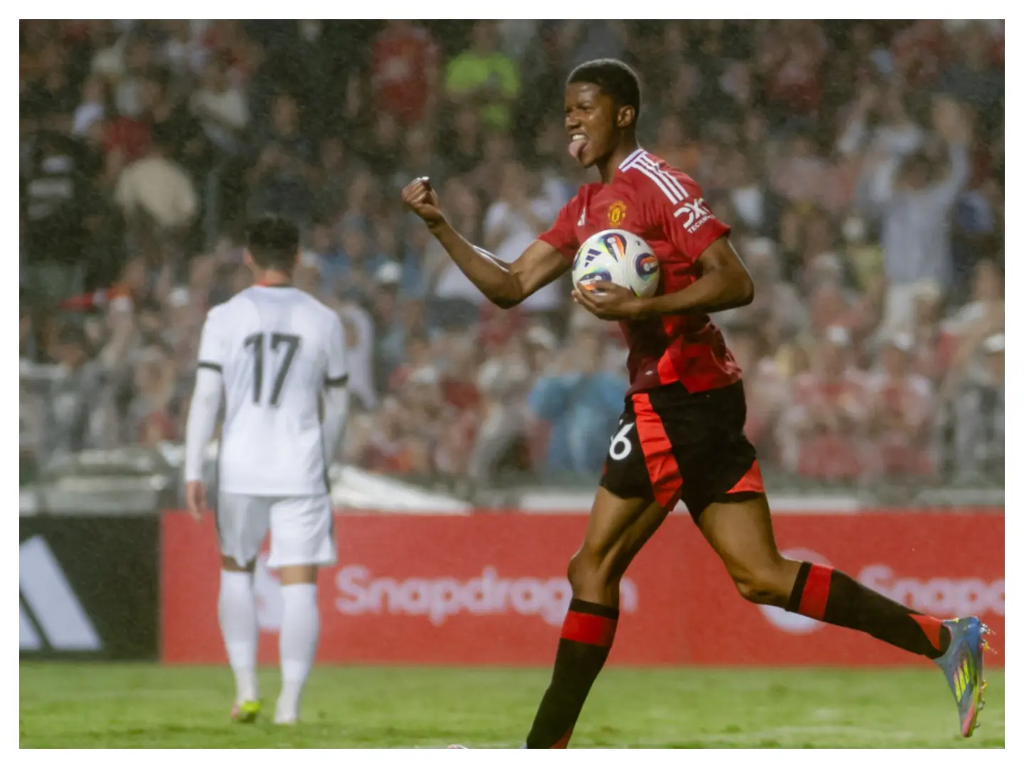 Man Utd edge Hong Kong in final postseason friendly