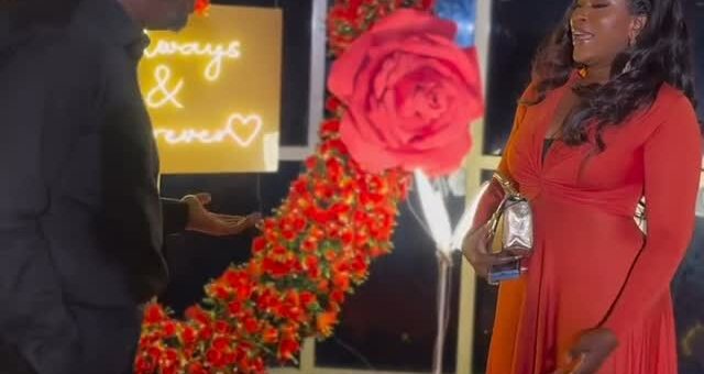 A Wholesome Surprise! Ibukun’s Reaction to her Proposal Would  Make You Smile