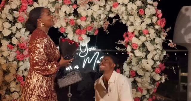 This Romantic Rooftop Proposal Will Have You Cheesing Out