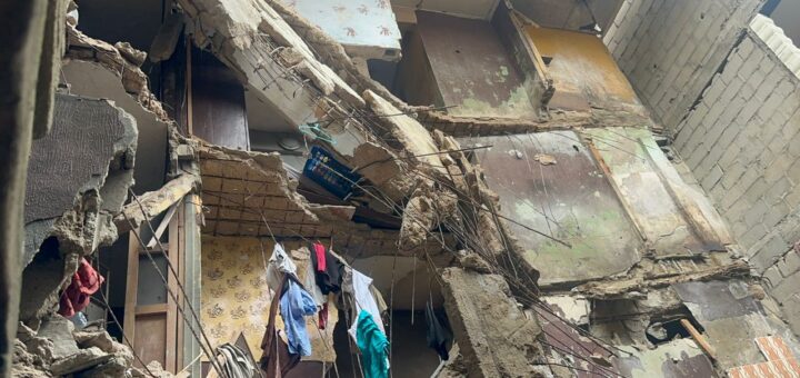 Four escape death as another building collapses in Lagos