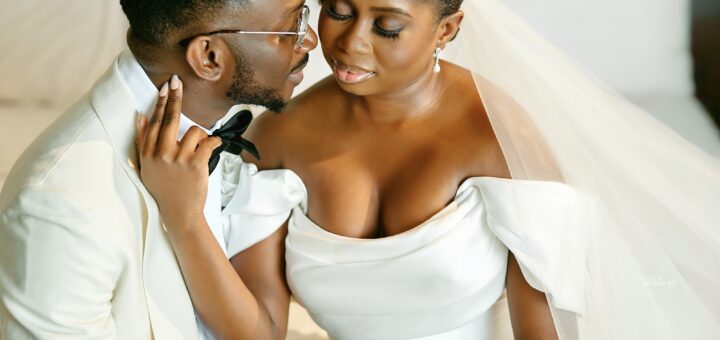 From High School Crush to Forever – Fisayo & Chigozie’s White Wedding Was a Fairytale