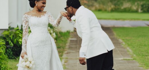 Love Had the Last Laugh! Enjoy Tamara & Taylor’s Beautiful White Wedding