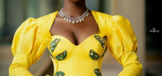 Shine Bright in Yellow at Your Yoruba Trad with This Stunning Inspo