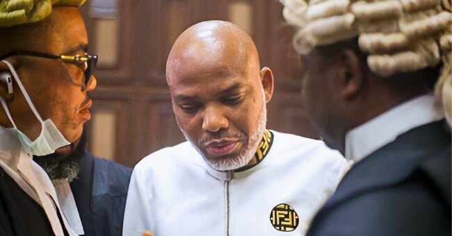 Furious Nnamdi Kanu petitions NBA to sanction judges for ‘miscarriage of justice’