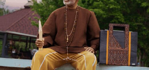 Richard Mofe-Damijo (RMD) frontlines Gbenga Artsmith’s ‘Coral Reef’ collection in a regal style editorial