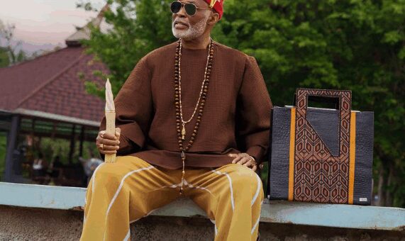 Richard Mofe-Damijo (RMD) frontlines Gbenga Artsmith’s ‘Coral Reef’ collection in a regal style editorial