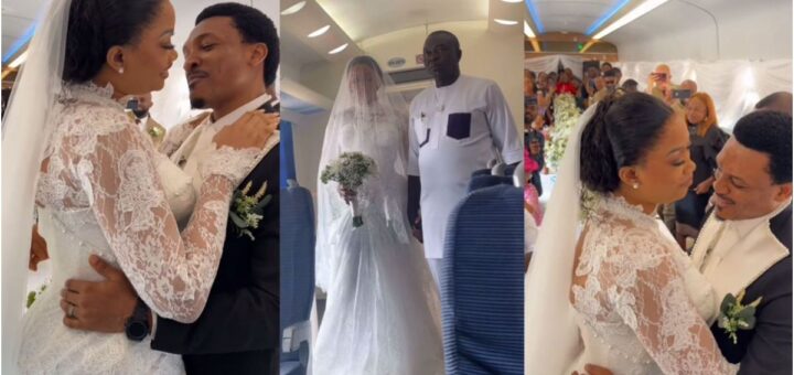 Love in Motion: Couple makes history with Nigeria’s first train wedding