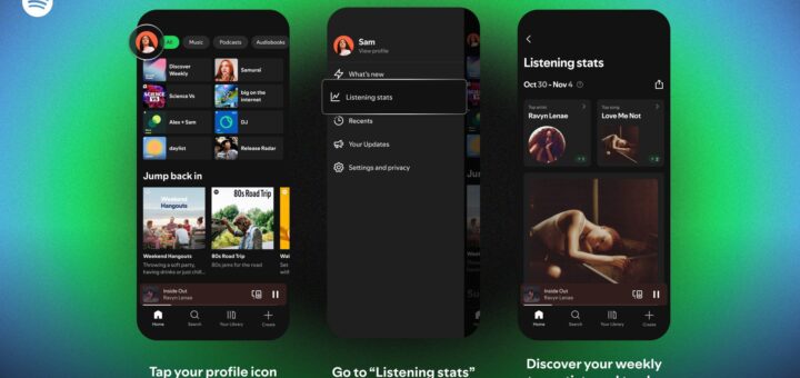 Spotify Now Allows You See Weekly Listening Stats 