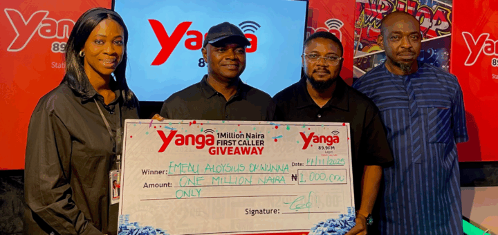 Yanga FM Makes Broadcasting History, Rewards First Caller with ₦1 Million